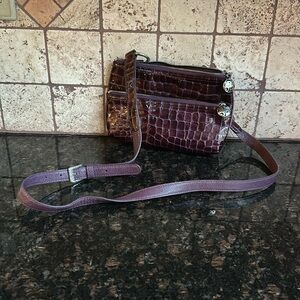 Brighton Cross Body Bag groovy collection embossed